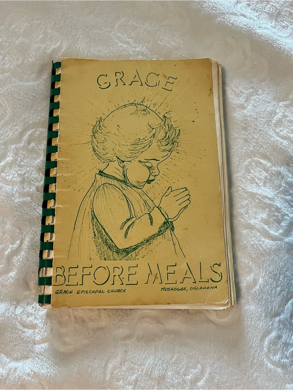 Vintage cookbook 1984 Grace Before Meals